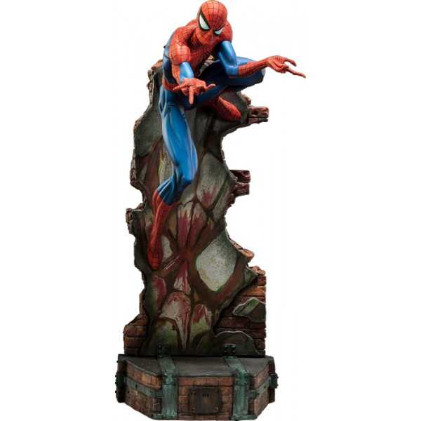 figurine spiderman resine