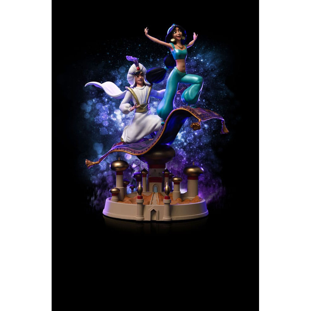 Figurine exclusive premium audiocontes magiques de la collection Altaya  Disney : Jasmine et Aladdin - Disney | Beebs