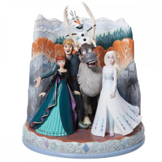 Enesco Disney Traditions by Jim Shore - Carved by Heart - La Reine des Neiges 2