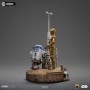 IRON STUDIOS - Deluxe Art Scale C-3PO & R2D2 1/10 - Star Wars