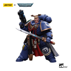 JoyToy - Space Marines - Ultramarines - Primaris Captain with Power Sword and Plasma Pistol 1/18 - Warhammer 40K
