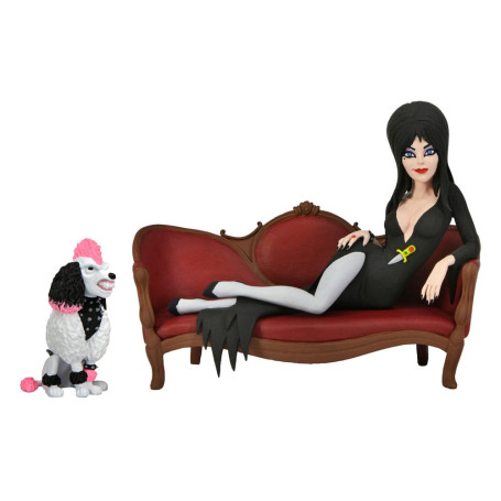 Neca - Toony Terrors - Elvira on Couch - Elvira