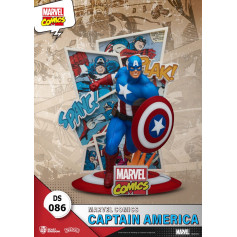 Beast Kingdom Marvel Comics Diorama PVC - Captain America D-Stage