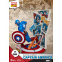 Beast Kingdom Marvel Comics Diorama PVC - Captain America D-Stage