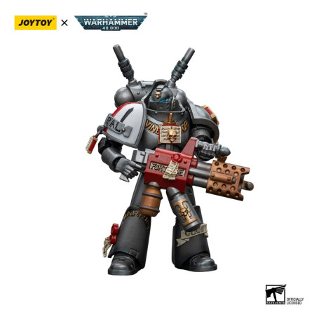 JoyToy Space marines - Grey Knights - Interceptor Squad Interceptor with Incinerator 1/18 - Warhammer 40K