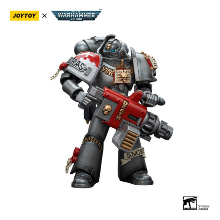 JoyToy Space marines - Grey Knights - Strike Squad Grey Knight with Psycannon 1/18 - Warhammer 40K