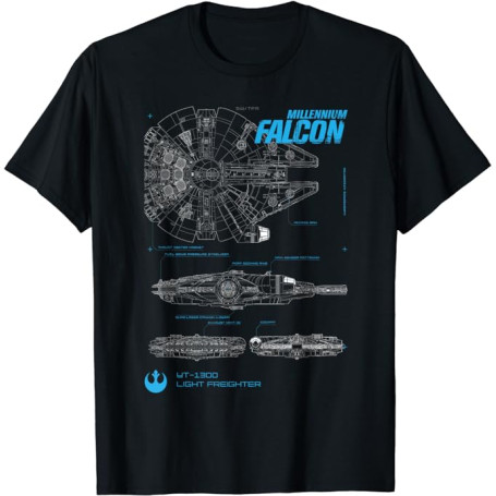 Star Wars T-shirt pour homme Falcon Millenium