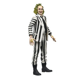 Neca BeetleJuice 1988 - Beetlejuice Black and White Striped Suit