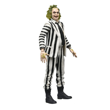 Neca BeetleJuice 1988 - Beetlejuice Black and White Striped Suit