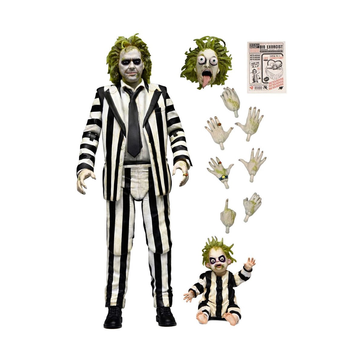 Neca BeetleJuice Beetlejuice - Ultimate Striped Suit Beetlejuice
