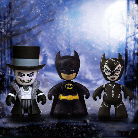 Mezco Batman Le Défi pack 3 figurines