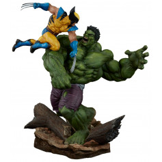 sideshow Marvel Hulk vs Wolverine Maquette 