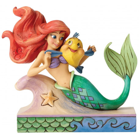 Enesco Disney Traditions Figurine Ariel avec Polochon