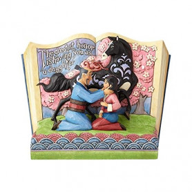 Enesco Disney Showcase Mulan 20th Anniversary Storybook - "the greatest Honor is having you as a daughter"