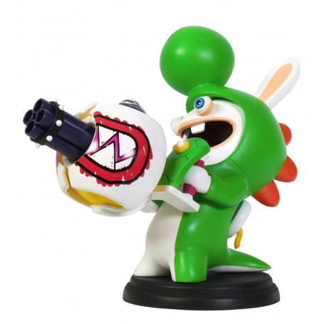 Mario + The Lapins Crétins Kingdom Battle figurine PVC Rabbid-Yoshi 16 cm