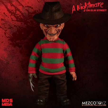 Mezco Figurine Mega Scale - A Nightmare on Elm Street - Freddy les Griffes de la Nuit - 38cm