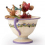 Enesco Disney Traditions - Cendrillon Jaq et Gus "Tea for Two"