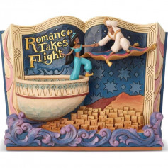 Enesco Disney Traditions Storybook - Aladdin et Jasmine "Romance Takes Flight"