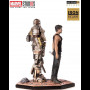 Iron Studios Marvel - Iron Man - Tony Stark and Mark I - BDS Art Scale 1/10 Deluxe CCXP 2018 Exclusive