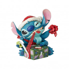 Enesco - Disney Tradition by Jim Shore - Lilo et Stich - Stitch et le cadeau
