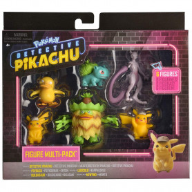 Pokémon - Détective Pikachu multi-pack 6 figurines