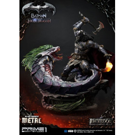 Prime One Studio - Dark Nights : Metal statuette Batman Versus Joker Dragon Deluxe Ver. - 87 cm