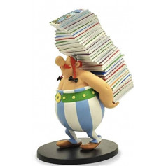 Asterix statuette - Collectoys Collection -Obelix et la pile d'albums - 25cm
