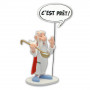 Asterix statuette - Collectoys Collection - Bulles Panoramix "C'est Prêt!" - 17cm