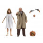 NECA - Halloween 2 - Doctor Loomis & Laurie Strode - Retro Cloth - 20cm