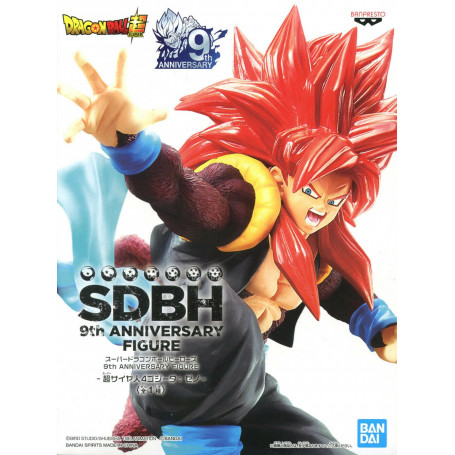 Banpresto Super Dragon Balle Heroes 9th Figurine SS4 Gogeta Xeno