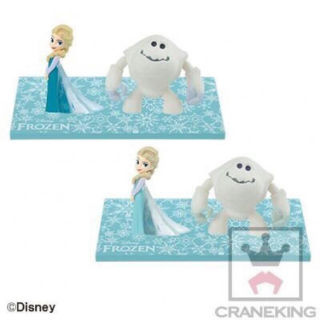 Banpresto Disney Characters Mega WCF Story - Frozen - La Reine des Neiges - Elsa et Marshmallow