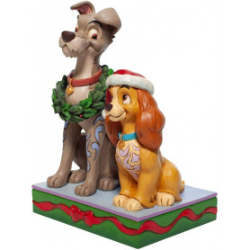 Disney Tradition La Belle et le Clochard - Christmas Lady & Tramp