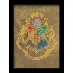 Poster encadré Blason Poudlard – Harry Potter