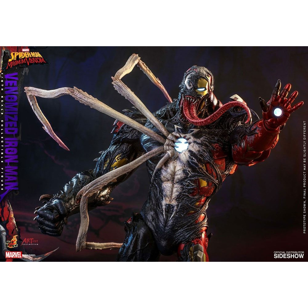 Hot Toys - Venomized Iron Man - Marvel's Spider-Man: Maximum Venom figurine  Artist Collection 1/6 Figurine