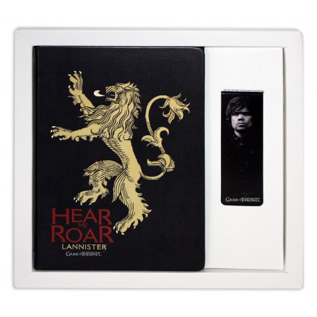 Game of Thrones - Cahier et Marque-Page - Lannister