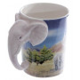 Tasse avec éléphants Poignée