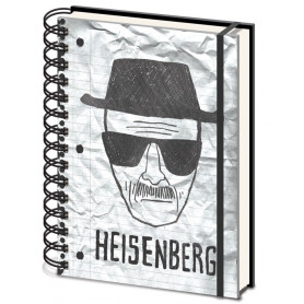 Breaking Bad - Cahier A5 - Heinsenberg Wanted