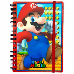 Nintendo Mario - Cahier A5 Lenticulaire Super Mario