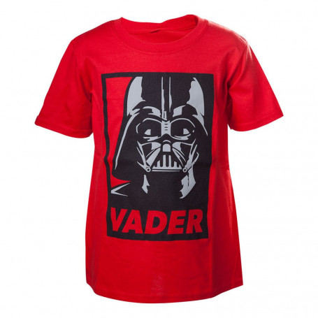 Star Wars - T-shirt enfant Rouge Dark Vador - 122/128