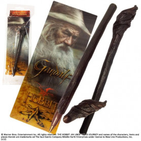 Le Hobbit set stylo à bille et marque-page à effet 3D Gandalf
