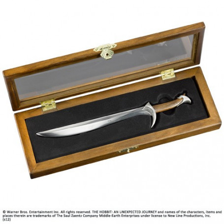 Le Hobbit coupe-papier épée de Thorin Écu-de-chêne Orcrist 23 cm