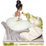 Enesco Disney Traditions - Tiana with Louie - WHITE WOODLAND