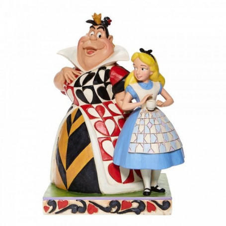 Enesco - Alice and the Queen of Hearts - Chaos and Curiousity - Alice au Pays des Merveilles Disney Tradition by Jim Shore