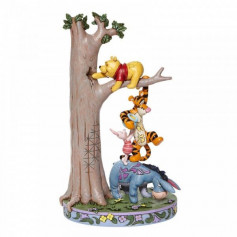 Enesco - Winnie l'Ourson - Acre Caper - Tree with Pooh and Friends - Disney Tradition by Jim Shore
