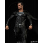 Iron Studios Superman Black Suit Zack Snyder Justice League 