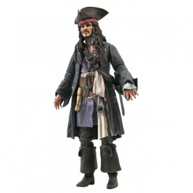 Diamond Select Toys - figurine Deluxe Jack Sparrow - Pirates des Caraïbes