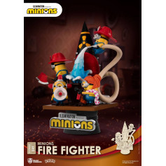 Beast Kingdom Minions diorama PVC D-Stage Fire Fighter