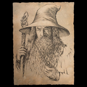 Weta - Gandalf Portrait Print - Le Hobbit Un Voyage Inattendu Art Print
