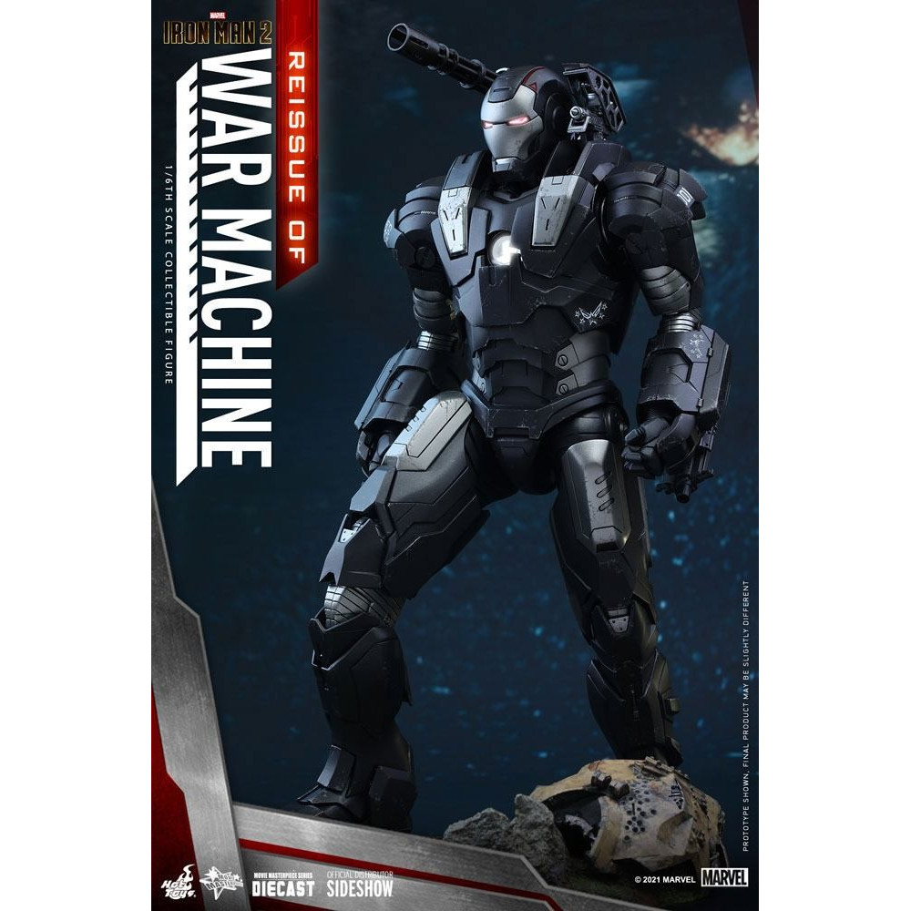 Hot Toys Iron Man 2 Movie Masterpiece Die cast War Machine 1/6 Reedition Figurine