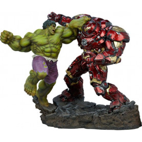 Sideshow Marvel statuette Hulk vs Hulkbuster Maquette
